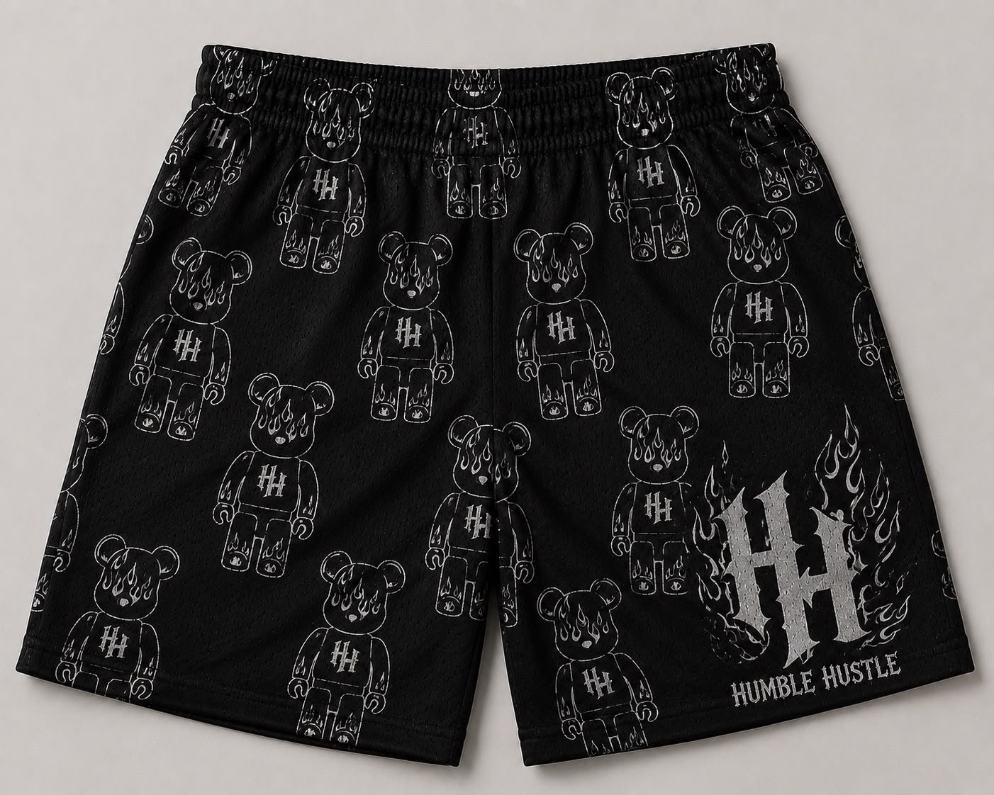 "Burning Ambition" Mesh Shorts