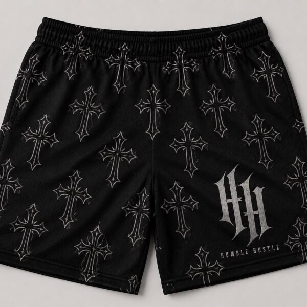 "Faith" Mesh Shorts